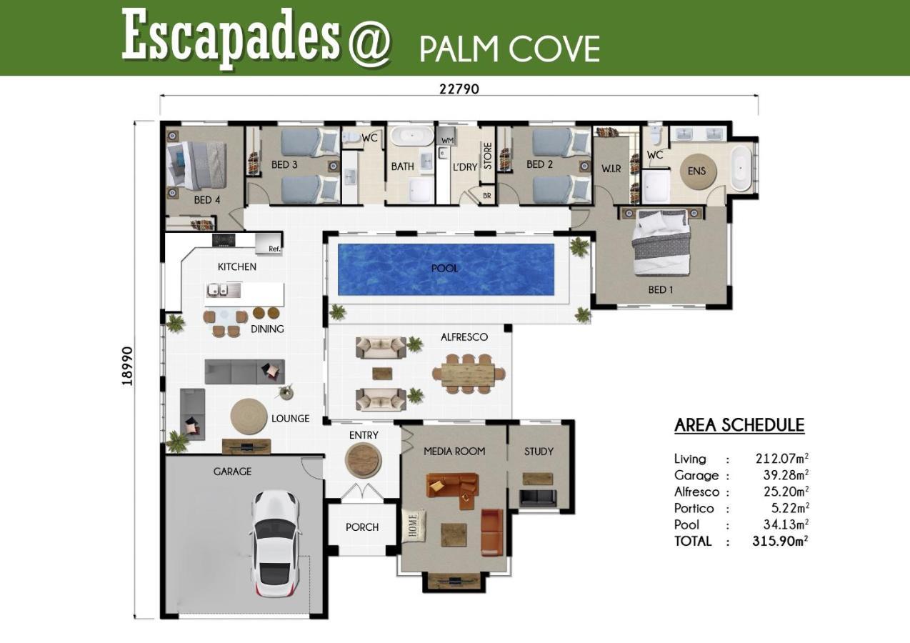Escapades @ Palm Cove Villa Екстериор снимка